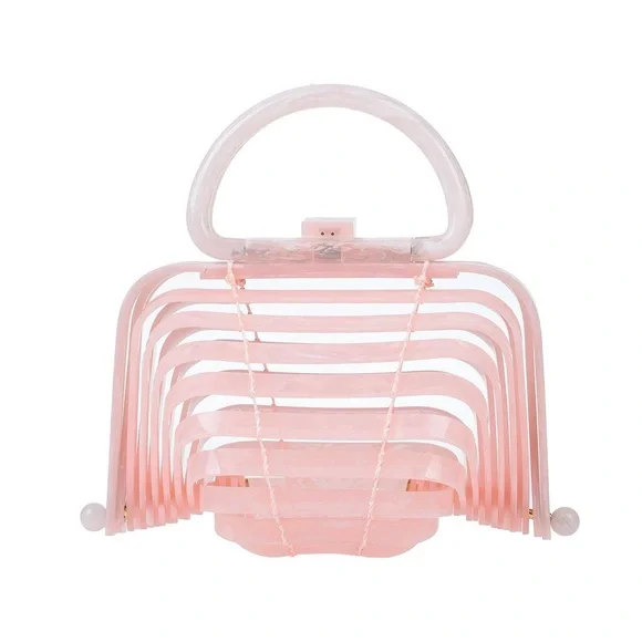 Cult Gaia - Lilleth Tote in Shell Pink - Needs Repair, Reflected in Price - Picture 2 of 11